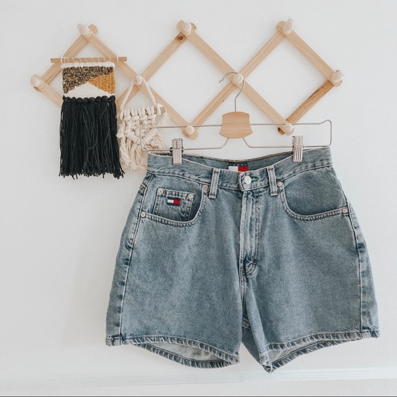Tommy Hilfiger Pants - Vintage Tommy Hilfiger | High Waisted Denim Shorts